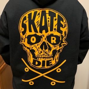 Skate or die Graphic pullover Hoodie